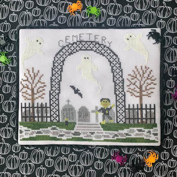 Spooky Hollow 8 - Cemetery by Little Stitch Girl