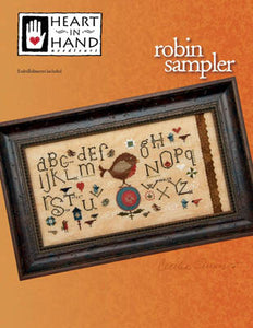 Robin Sampler by Heart in Hand
