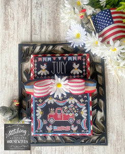 Truckin' Along - July by The Real Housewives of Cross Stitch