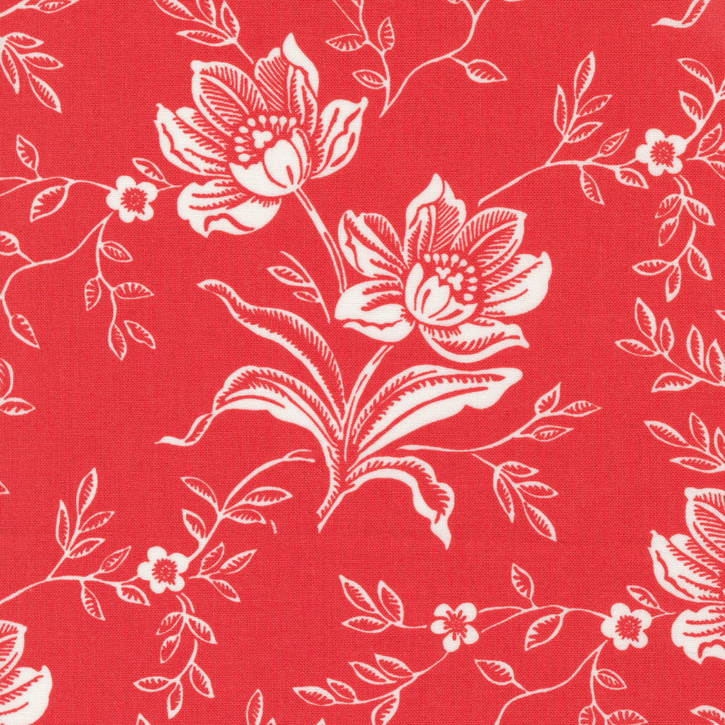 Fresh Fig Favorites - Floral Red by Fig Tree and Co.