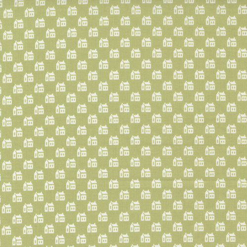 Christmas Stitched-Little Schoolhouse Evergreen by Fig Tree and Co.