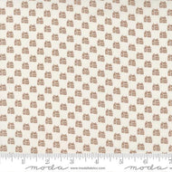 Christmas Stitched-Little Schoolhouse Snow Pinecone by Fig Tree and Co.