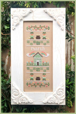 Sampler of the Month - March by Country Cottage Needleworks