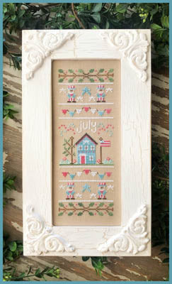 Sampler of the Month - July by Country Cottage Needleworks