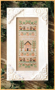 Sampler of the Month - October by Country Cottage Needleworks