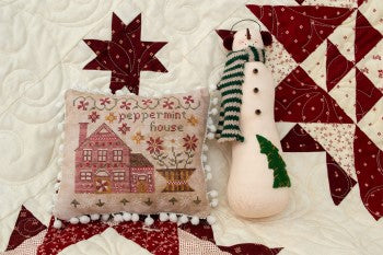 The Houses on Peppermint Lane - Peppermint House by Pansy Patch Quilts and Stitchery