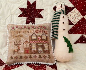 The Houses on Peppermint Lane - Gingerbread House by Pansy Patch Quilts and Stitchery