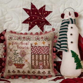 The Houses on Peppermint Lane - Pinwheel House by Pansy Patch Quilts and Stitchery
