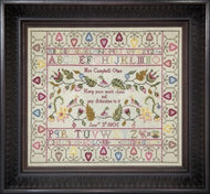 Mrs. Campbell 1805 by Hands Across the Sea Samplers