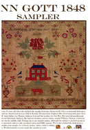 Ann Gott 1848 Sampler by Needlework Press
