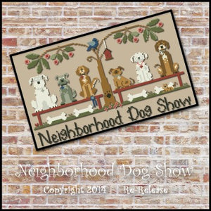 Neighborhood Dog Show by Little House Needleworks
