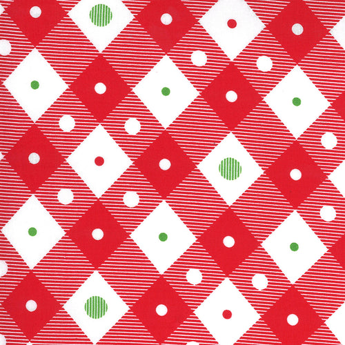 Merry and Bright - Merry Plaid - Poinsettia Red by Me and My Sister Designs