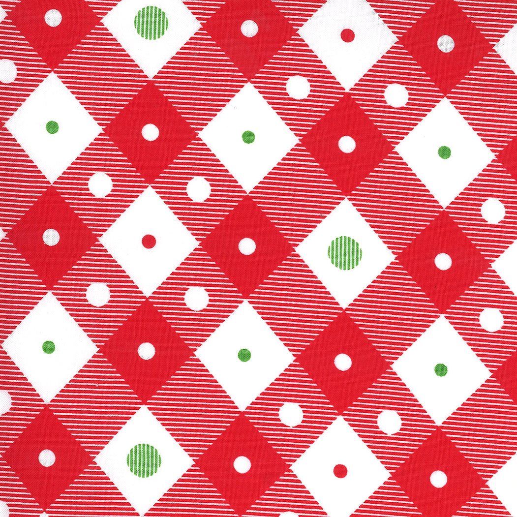 Merry and Bright - Merry Plaid - Poinsettia Red by Me and My Sister Designs