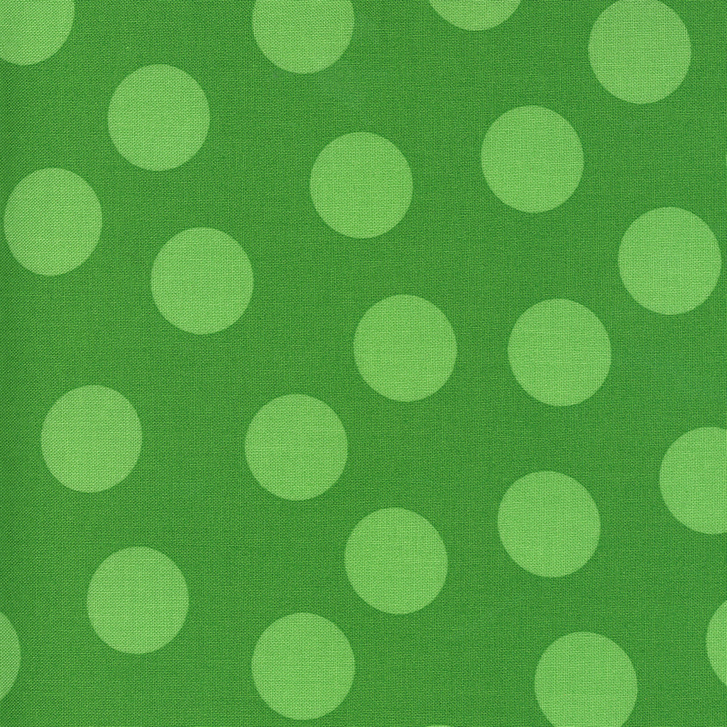 Merry and Bright - Merry Giant Dot - Tonal Ever Green by Me and My Sister Designs