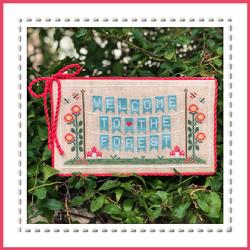 Welcome to the Forest 1 - Forest Banner by Country Cottage Needleworks