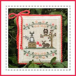 Welcome to the Forest 3 - Forest Raccoon and Friends Country Cottage Needleworks