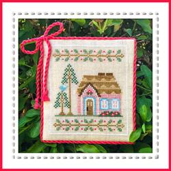 Welcome to the Forest 5 - Pink Forest Cottage by Country Cottage Needleworks
