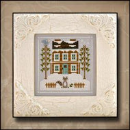 Frosty Forest 1 - Raccoon Cabin by Country Cottage Needleworks