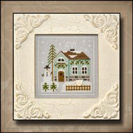 Frosty Forest 3 - Snowman's Cottage by Country Cottage Needleworks