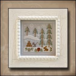 Frosty Forest 4 - Snowy Friends by Country Cottage Needleworks
