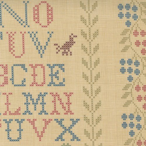 Threads That Bind - Garden Party Sampler Parchment by Blackbird Designs