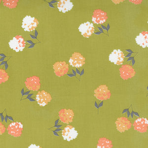 Cozy Up - Clover Floral - Moss by Corey Yoder