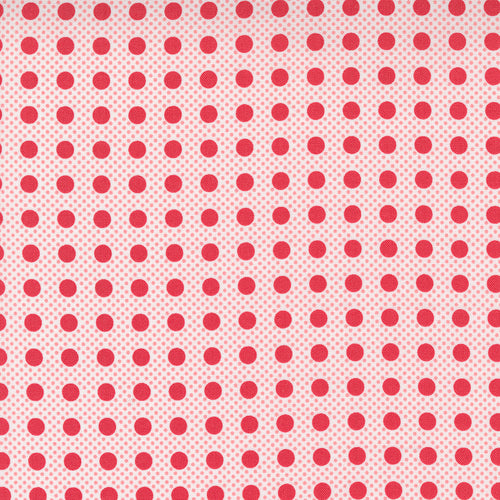 Beautiful Day - Pin Dot Scarlet by Corey Yoder