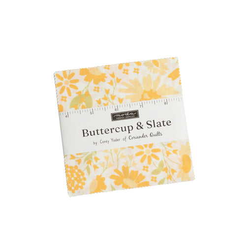 Buttercup & Slate - Charm Pack (5