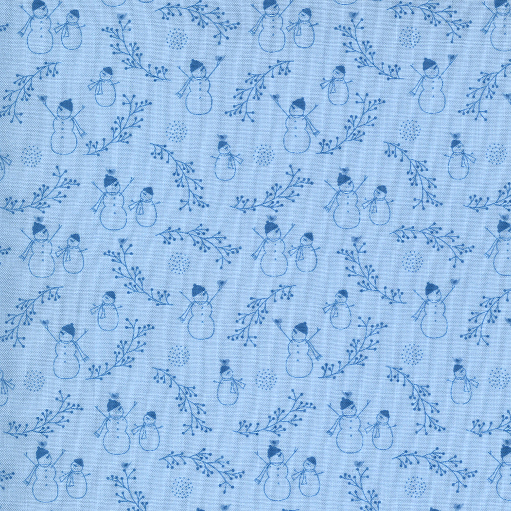 Crystal Lane - Frosty Friends Cashmere Blue by Bunny Hill Designs