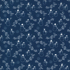 Crystal Lane - Frosty Friends Winter Blue by Bunny Hill Designs