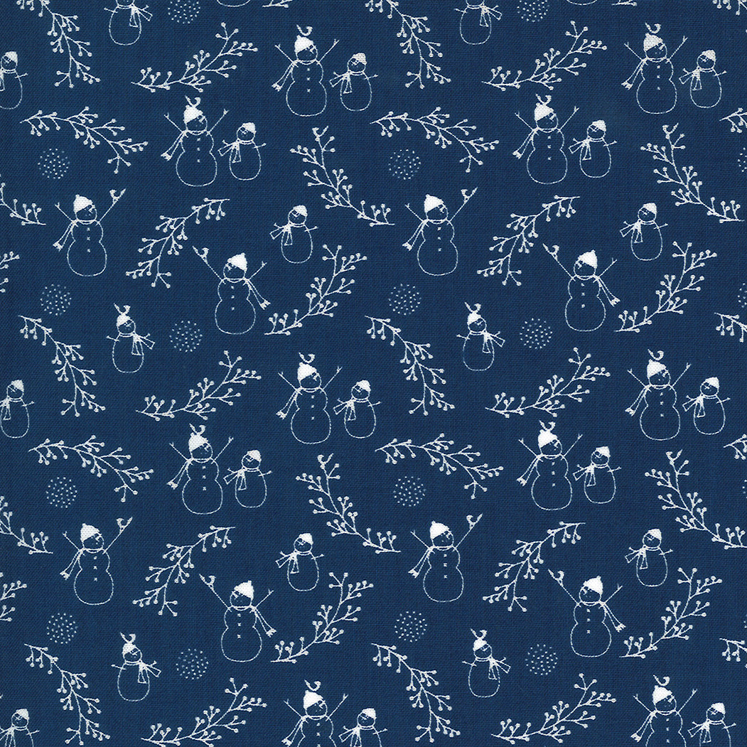 Crystal Lane - Frosty Friends Winter Blue by Bunny Hill Designs