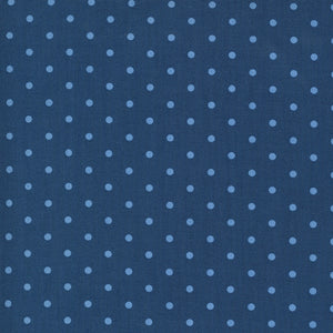 Crystal Lane - Snow Dots Crystal Blue by Bunny Hill Designs