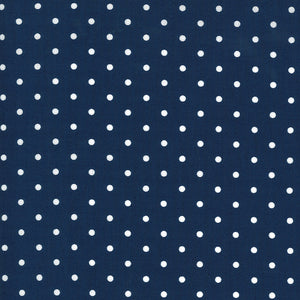 Crystal Lane - Snow Dots Winter Blue by Bunny Hill Designs