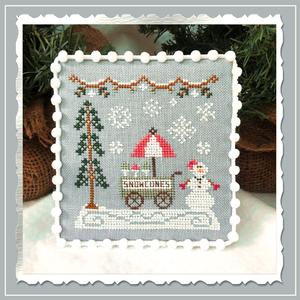 Snow Village 11 - Snow Cone Cart by Country Cottage Needleworks