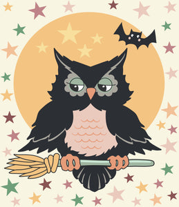 Owl-o-Ween Panel by Urban Chiks