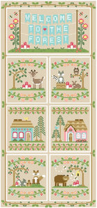 Welcome to the Forest 5 - Pink Forest Cottage by Country Cottage Needleworks