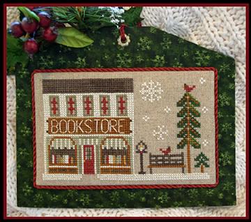Hometown Holiday Series - The Bookstore by Little House Needleworks