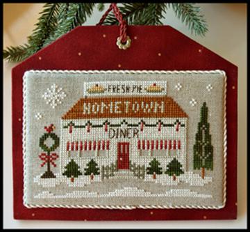 Hometown Holiday Series - The Diner by Little House Needleworks