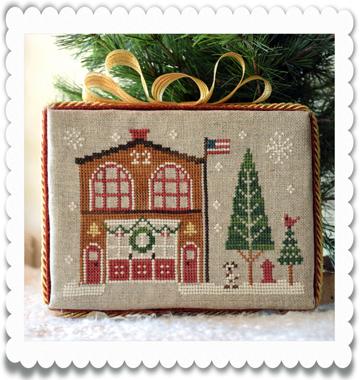 Hometown Holiday Series - Firehouse by Little House Needleworks