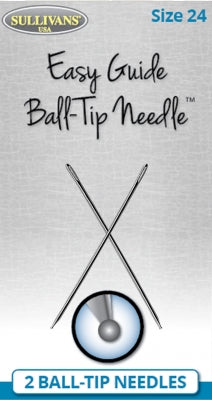 Needles - Easy Guide Ball-Tip Needles 2 pack - Size 24