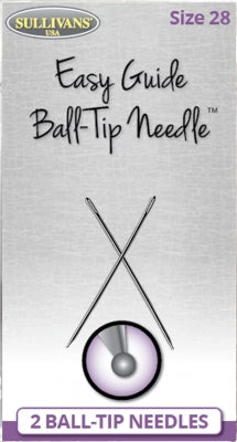 Needles - Easy Guide Ball-Tip Needle 2 pack - Size 28