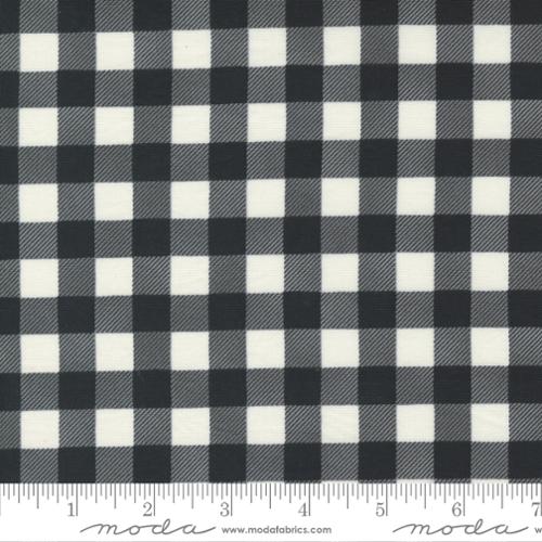 Holly Berry Tree Farm - Buffalo Plaid Black by Deb Strain