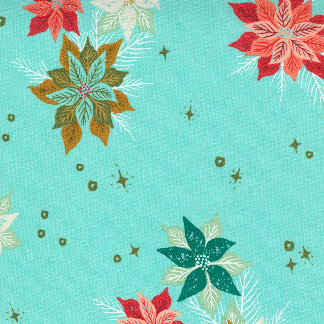 Cheer and Merriment - Poinsettia Mix Frost by Fancy That Design House