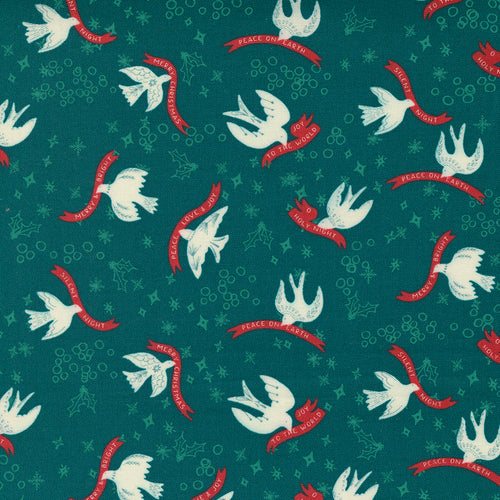 Cheer and Merriment - Good Tidings Teal by Fancy That Design House
