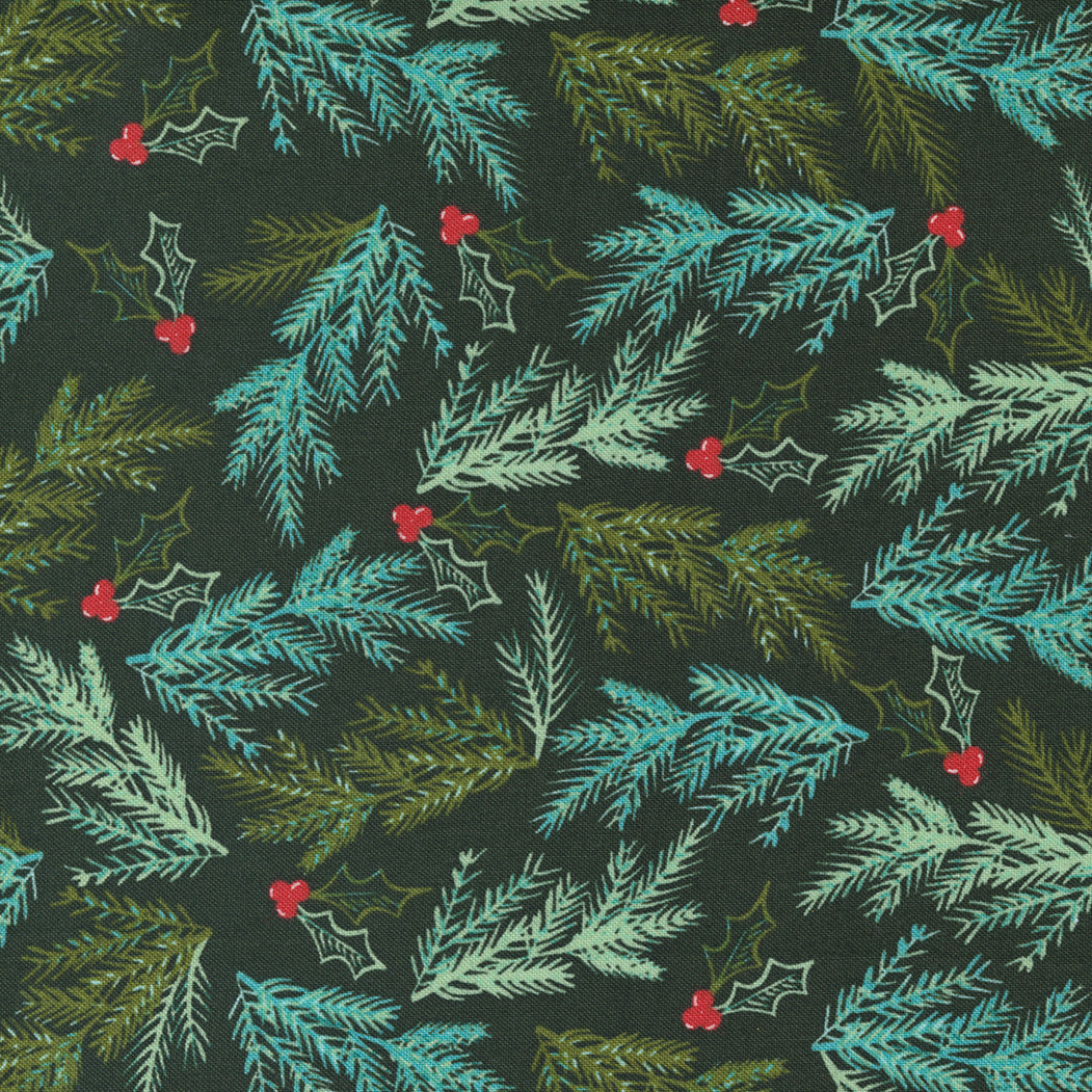 Cheer and Merriment - Christmas Sprig Hunter by Fancy That Design House