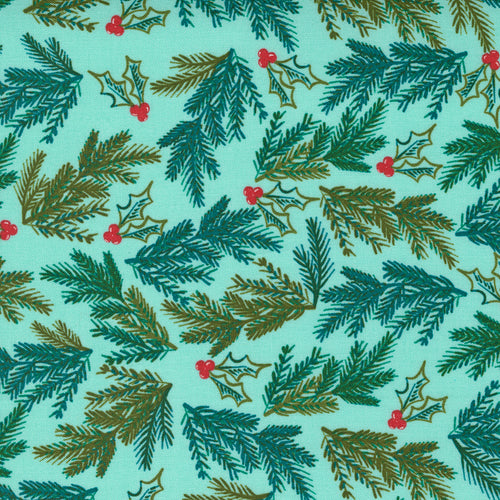 Cheer and Merriment - Christmas Sprig Frost by Fancy That Design House