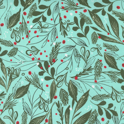 Cheer and Merriment - Winter Foliage Frost by Fancy That Design House