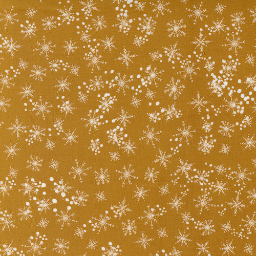 Cheer and Merriment - Snowfall Brass by Fancy That Design House