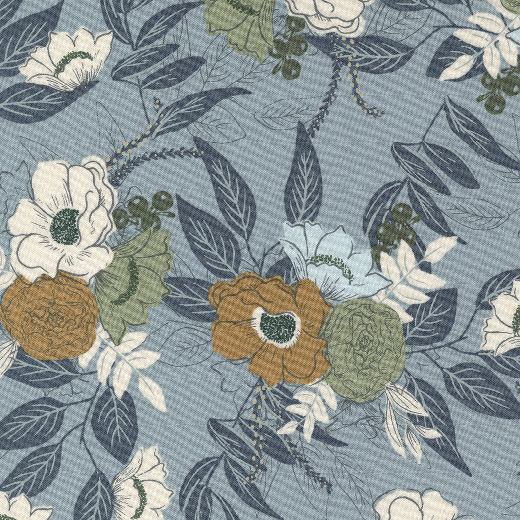 Slow Stroll - Gratitude Bouquet Sky by Fancy That Design House