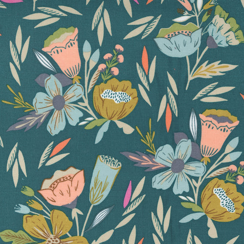 Songbook A New Page - Overjoyed Dark Teal by Fancy That Design House